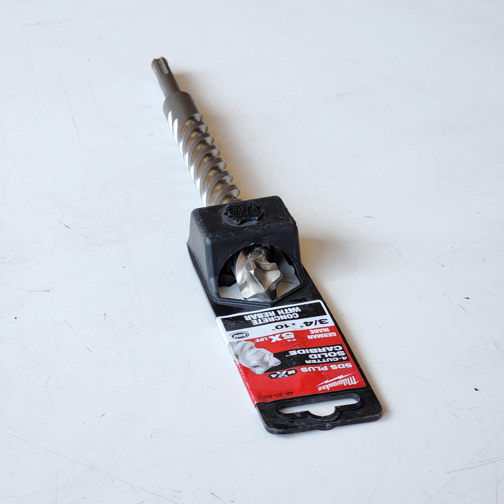 3/4 in. x 10 in. 4-Cutter SDS-Plus Carbide Drill Bit 3/4 in. x 10 in. 4-Cutter SDS-Plus Carbide Drill Bit